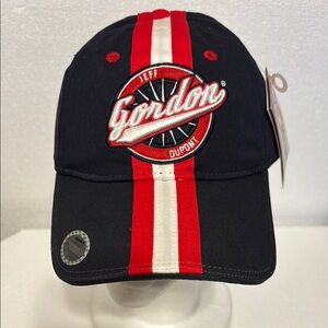 Jeff Gordon 24 Black and Red Baseball Hat Cap NWT strap adj